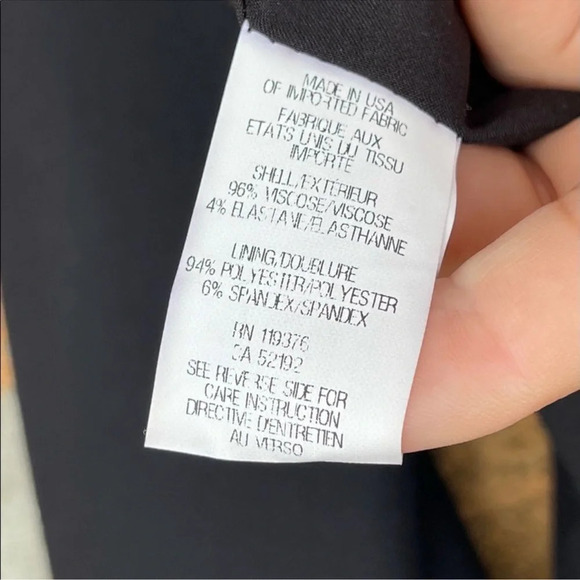 helmut lang military style blazer size 0 - Picture 11 of 11